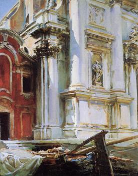 John Singer Sargent : Church of St. Stae, Venice